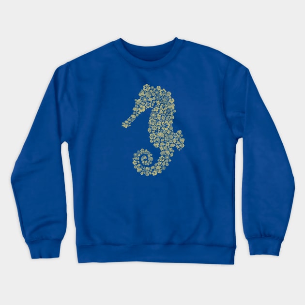 Sea Horse Crewneck Sweatshirt by Koala Tees